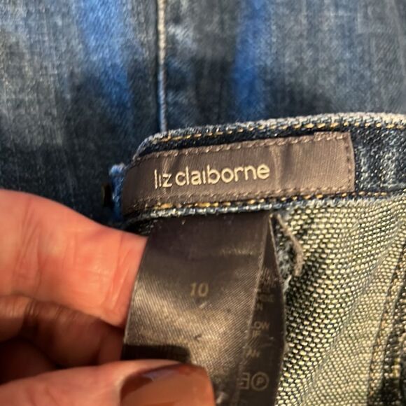 Liz Claiborne Blue Denim Skirt Size 10 (see measurements) - Picture 10 of 10